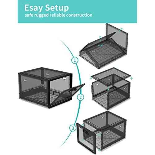 2 Pack Large Medicine Lock Box for Safe Medication, Lockable Storage Box for Fridge/Snacks Food, Phone Lock Boxes with Combination Code for Home/Dorms/Office Storage Lockers