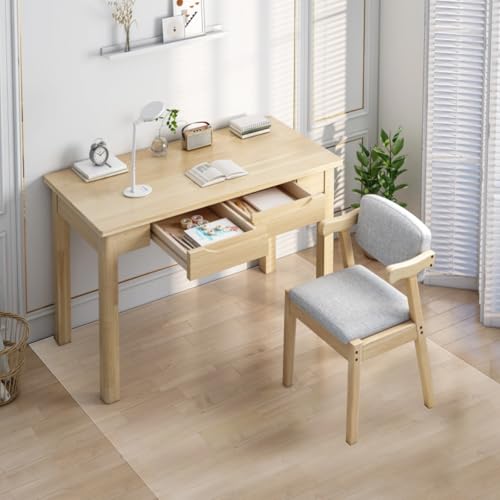 51" x 63" Office Chair Mat, 60 mil Thick Clear Area Rug Pad, 4 x 5 ft Vinyl Plastic Carpet for Hardwood Floors, Transparent Runner Rugs for Office Entryway Kitchen Hallway