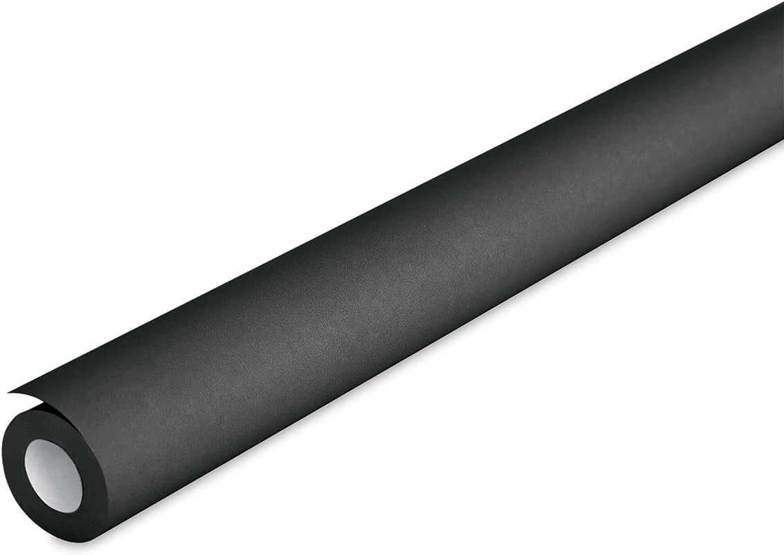Fadeless Bulletin Board Paper, Fade-Resistant Paper for Classroom Decor, 24” x 60’, Black, 1 Roll