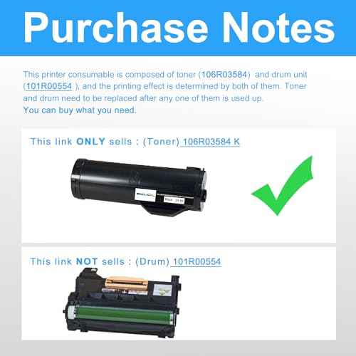 LCL B405 B400 106R03584 Toner Cartridge Replacement for Xerox VersaLink B405 B400 B400DN B400N B405DN High Capacity Toner Cartridge (24,600 Pages, Black)