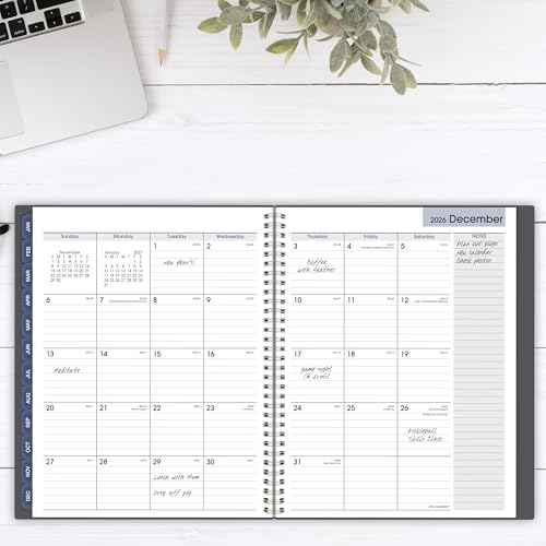 AT-A-GLANCE 2026 Planner, Weekly & Monthly, 8-1/2" x 11", Large, Spiral Bound, DayMinder, Gray (GC5450726)