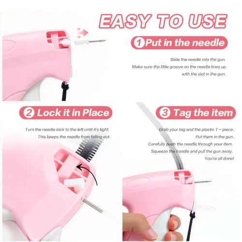 Stitch Gun for Garments with 6 Needles, 5mm Fasteners - Quick Clothing Fixer