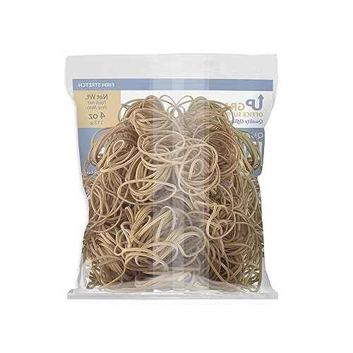 Upgrade Office Supply UPG23716 Rubber Bands, Size 16 (2-1/2 x 1/16), 450 Bands, 1/4 lb Bag, USA