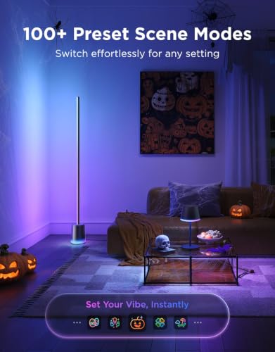 Govee Smart Floor Lamp with LuminBlend+ | Tunable 1000K-10000K, App & Voice Control