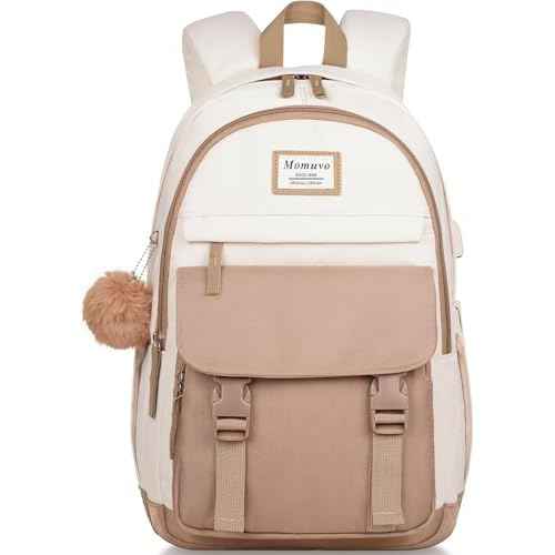 MOMUVO Backpacks for Teen Girls Women,17.3 Inch Laptop School Backpack Cute College Backpack Bookbag for Students