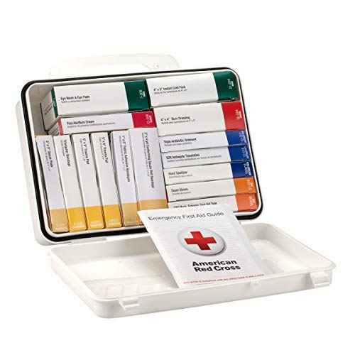 25 Person 16 Unit First Aid Kit ANSI A Compliant, Weatherproof Plastic Case Type III - OSHA Compliant First Aid for Businesses Emergency Kit Trauma Kit