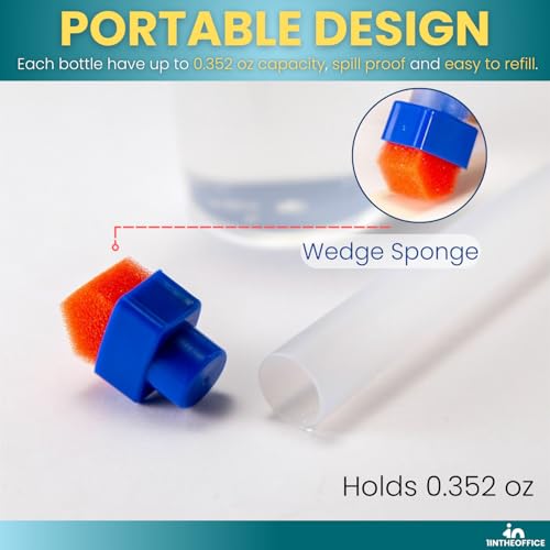 1InTheOffice Envelope Moistener - 4 Pack Water-Based Stamp Sealers for Envelopes