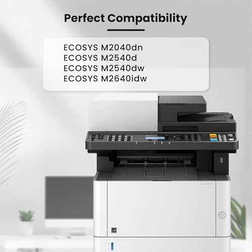 TK-1172 Black Toner High Yield 2-Pack TK1172 with Chip (7500 Pages/Pack) Compatible for Kyocera TK-1172 Toner for ECOSYS M2040dn M2540d M2540dw M2640idw Printer Cartridge, 1T02S50US0
