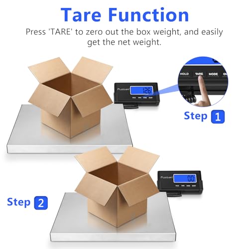 Fuzion UD-200 Digital Shipping Scale 440lb/200kg with Hold & Tare