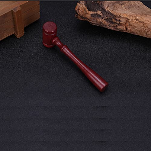 24 Mini Wooden Judge Gavel Prop Hammers for Courtroom & Party Decor