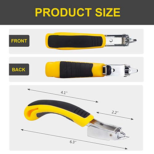 Heavy Duty Staple Remover with Ergonomic Handle for Furniture & Carpets