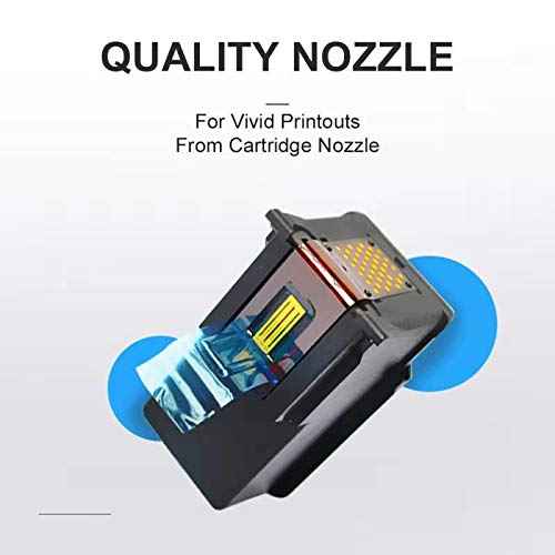 Remanufactured 245XL 246XL Combo Pack Ink Cartridge Replacement for Canon Pg-245Xl Cl-246Xl PG-243 CL-244 to use with Pixma MX492 MX490 MG2522 MG2520 MG2420 MG2920 MG2922 MG3022 MG3029 (2-Pack)