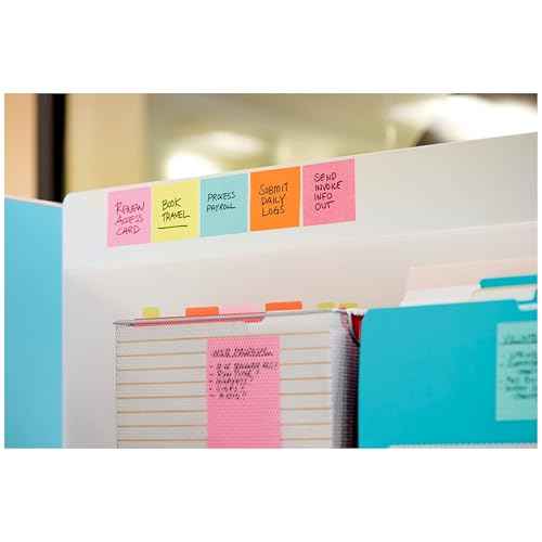 Post-it Super Sticky Notes 3 in. x 3 in. Canary Yellow and Supernova Neons Collections 24 Pads/Pack 90 Sheets/Pad