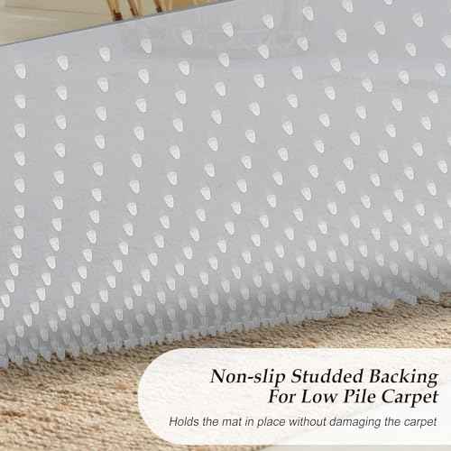Office Chair Mat for Carpets,35x35 inch,Computer Desk Mat for Carpeted Floors,Quality Floor Mats for Low and No Pile Carpeted Floors