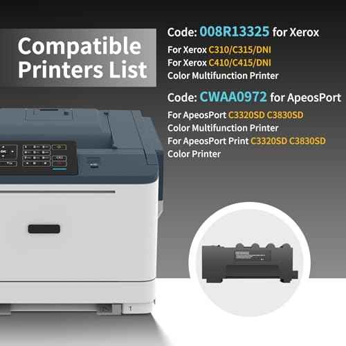 C310 C315 Waste Toner Bottle 008R13325 for Xerox C310DNI C315DNI VersaLink C410 C415,Compatible 78C0W00 Waste Toner Box for Lexmark MC2325adw MC2425adw MC2535adwe MC2640adwe C2325dw C2535dw Printer