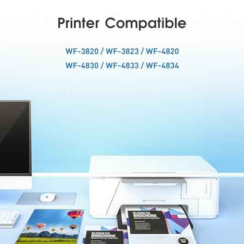 Remanufactured 822XL Ink Cartridge Replacement for 822XL 822 XL T822XL Black for Workforce Pro WF-3820 WF-4820 WF-4830 WF-4833 WF-4834 Printer (2 Black)
