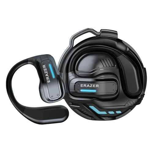 ERAZER X8 Translator Earbuds Real-time AI Language Translation Earbuds for 135 Languages, Two-Way Translation Device for iOS and Android, Travel, Business, and Learning (ERAZER X8 Deep Black)