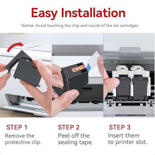 245XL 246XL Ink Cartridges Compatible for Canon 245XL 246XL Combo Pack Replacement for Canon Ink 245 246 Work with MX490 TS202 MG2522 TR4520 MX492 TR4500 TS302 TS3322 MG2500 TS3420 TR4522 Printer