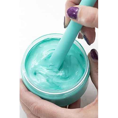 DGAGA 12PCS Chalk Paste with Mini Squeegees,Screen Printing Ink,Chalk Paste Paint for Stencils,Self Adhesive Silk Screen Stencils Paste Starter Kit,Chalkboard Paint for Craft DIY Home Art 50g/Jar