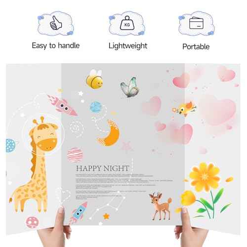 EARTHSON 8 Pack Trifold Presentation Board, 24" x 16" Portable Poster Board, White Corrugated Display Board for School, Business Projects, Event Displays, Science Fairs