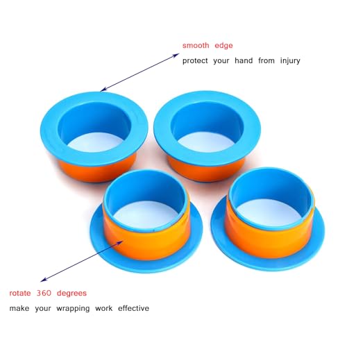3 Pairs Plastic Stretch Film Hand Saver, Protective