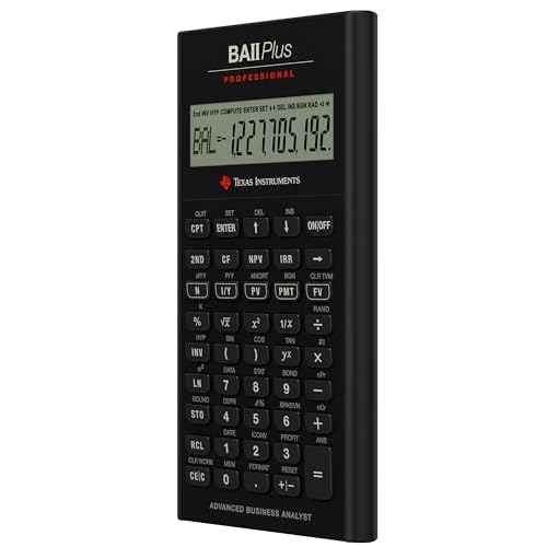 Texas Instruments BA II Plus Professional Financial Calculator
