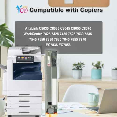008R13061 Waste Toner Container Replacement for Xerox WorkCentre 7830 7835 7845 7855 7425 7428 7435 7525 7530 7535 7545 7556 7970 AltaLink C8030 C8035 C8045 C8055 C8070 Printer Waste Toner Cartridge