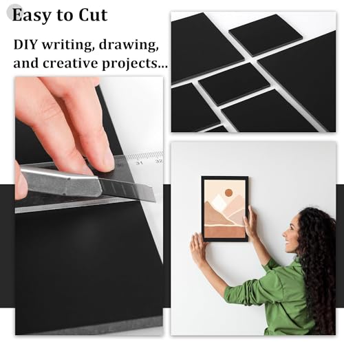 Elcoho 4 Pack Black Foam Boards 20 x 30 Inch Thick Double-Sided Poster Boards for Crafts & Projects