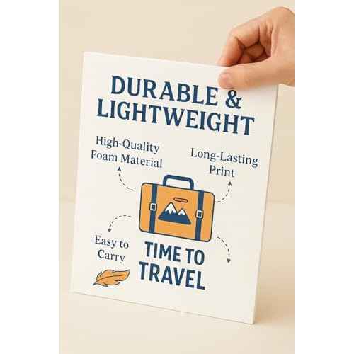 INTELLIMADE Custom Foam Boards ? 3/16" Thick Personalized Sign Boards with Your Text, Logo, or Image ? Square & Rectangle ? 6 Sizes ? For Events, Displays, Presentations & More ? Made in USA