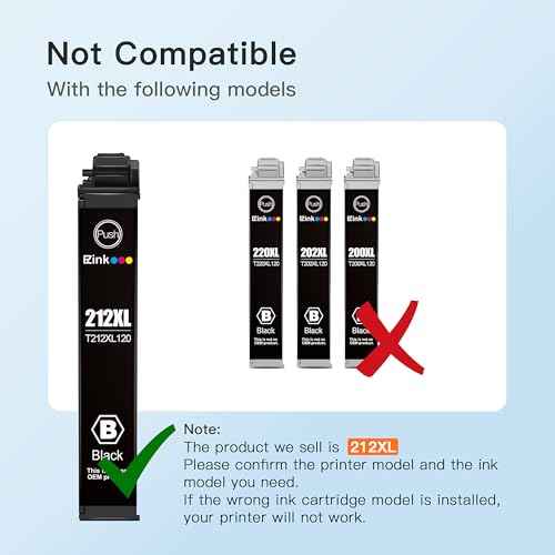 E-Z Ink Remanufactured 212XL 212 Black Ink Cartridges Replacement for Epson 212 Ink 212 XL 212xl Ink Cartridges for Epson Printer WF-2830 WF-2850 XP-4100 XP-4105 New Upgraded Chips (2 Black)