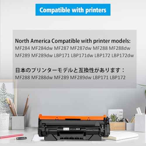 072 CRG072 CRG-072 Compatible Toner Cartridge Black Standard Capacity 1400 Pages for Canon ImageCLASS MF284 MF284dw MF286 MF286dw MF287 MF287dw MF288 MF288dw MF289 MF289dw LBP171dw LBP172dw Printers