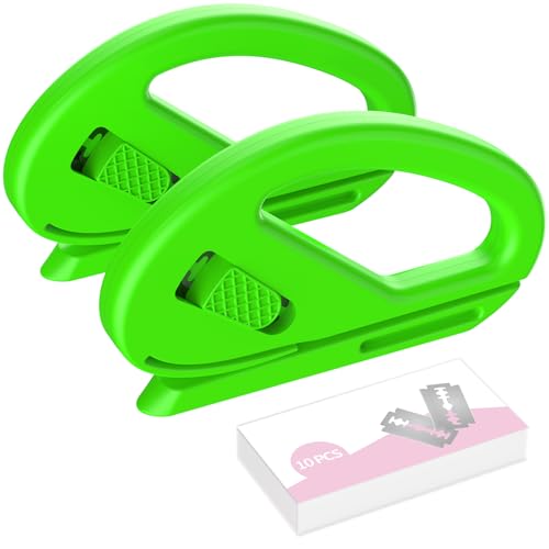YAMXIN 2-Pack Gift Wrapping Paper Cutter with 10 Replacement Blades