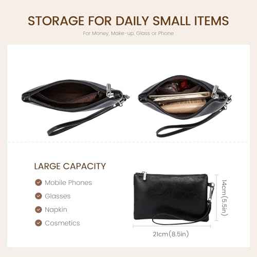 LOVEVOOK Laptop Tote Bag for Women, Large Capacity Vintage Leather Work Computer Bag, Business Casual Shoulder Handbag, 15.6inch Black
