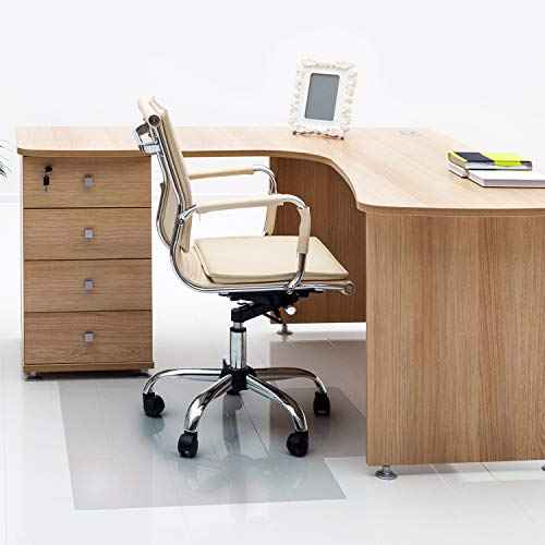 Floortex¢ç Exclusive Vinyl Lipped Chair Mat for Hard Floor - 36" x 48" - Ships Flat