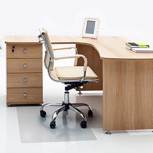 Floortex® Valuemat® Vinyl Lipped Chair Mat for Hard Floor - 48" x 51"