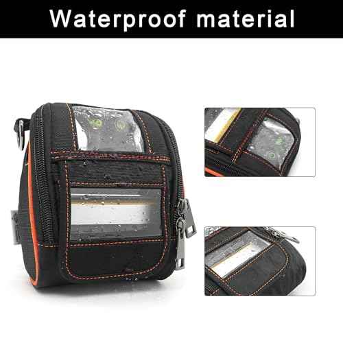 Carrying Case for Zebra ZQ220 ZQ310 ZQ320 - Portable Thermal Label Printer Bag with Shoulder Strap and Belt Clip, Easy Transport and Protection, Convenient Label Access