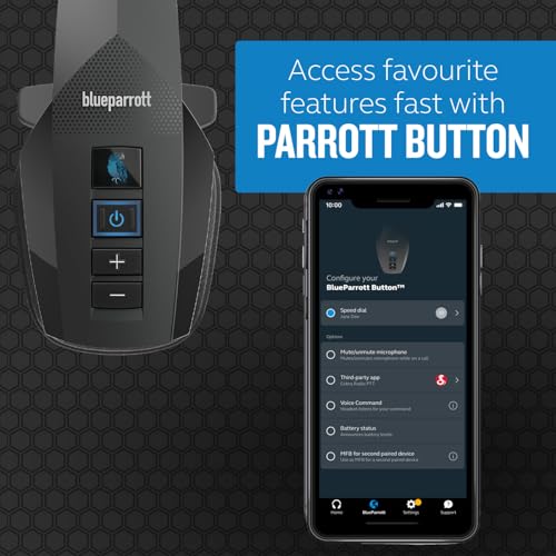 BlueParrott B350-XT Bluetooth Headset Noise-Canceling Wireless Headphones