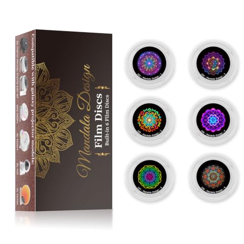 Rusoso 6-Pack Ocean Scene Projection Discs for 5K HD Projectors – Outdoor & Garden Decor