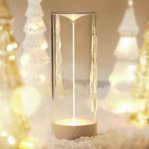 AUGE LIGHT Minimalist Desk Lamp Cordless Table Lamps LED Rechargeable Modern Nightstand Lights Dimmable with 3 Levels for Gaming, Home Office, Bedroom, Living Room, Kitchen, Bar, Restaurant