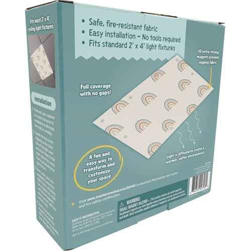 Teacher Created Resources Modern Rainbow Calming Covers Ceiling Light Filters (TCR20142)
