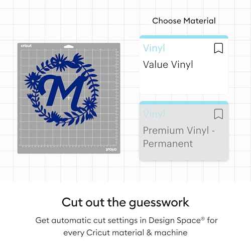 Cricut¢ç Value Permanent Vinyl, Black (12 in x 10 ft)