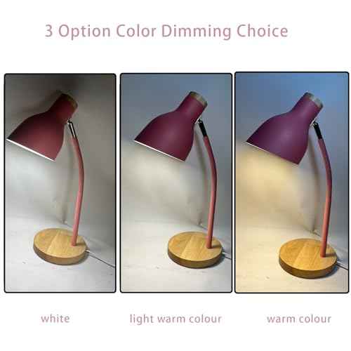 Himmel Desk Lamp, Adjustable Metal Table Lamp, Children's Table Lamp for Bedroom, Living Room, E27 Socket Reading Next to Lamp (White)