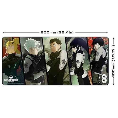 Kaiju Team - Kaiju No. 8 Gaming Desk Mat ? Large Extended Mouse & Keyboard Pad