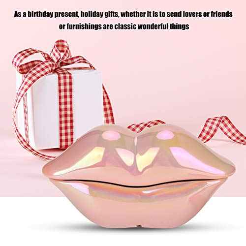 Funny Lip Telephone, with Number Storage Function, Lip Phone Landline Telephone Home Desktop Corded Fixed Telephone for Home Office Phones Home Decoration, Gifts for Kids Seniors
