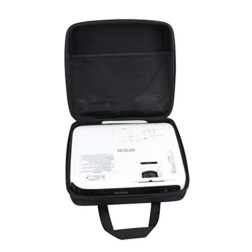 Hermitshell Hard EVA Travel Case Fits Epson Home Cinema 1060 Full HD 1080p / VS240 / VS250 / VS260 SVGA 3LCD Projector 3100 Lumens