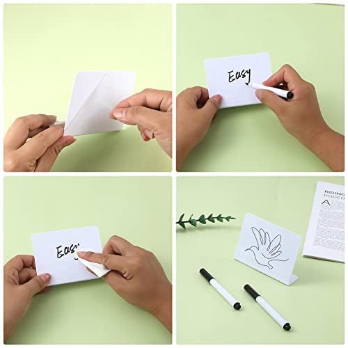 Small Chalkboard Signs Set - 12pcs 4x3 Inch Menu Labels & Message Boards