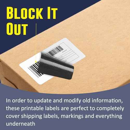L LIKED 2" x 1" Direct Thermal Labels, Permanent Adhesive Barcode Adress Labels & Compatible with Rollo, Zebra and Other Desktop Printers (12 Rolls, 15600 Labels)