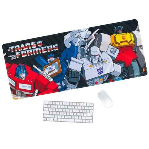 Blue Sky Studios Transformers Jumbo Desk Mat - Large Rubber Gaming and Work Desk Pad, 70 x 30 Centimetres