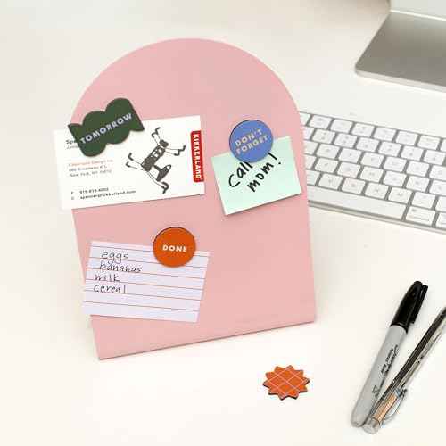 Kikkerland Inkerie Pink Magnetic Memo Board