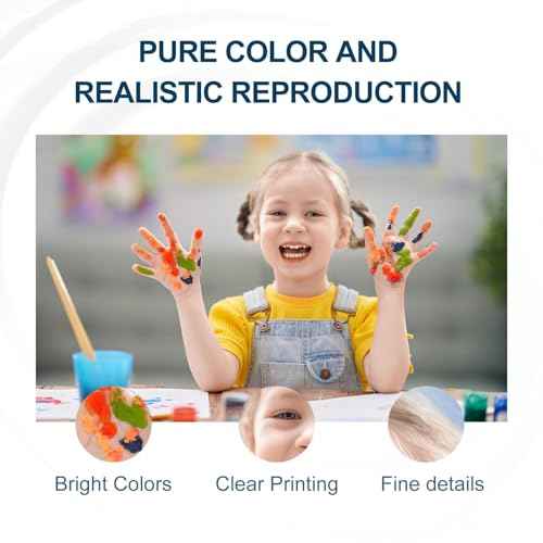 822XL Ink Cartridges Combo Pack Remanufactured Replacement for Epson 822XL Ink Cartridges 822XL Work for Epson WF-3820 WF-4820 WF-4830 WF-4833 WF-3823 WF-4834 Printer (4 Pack)